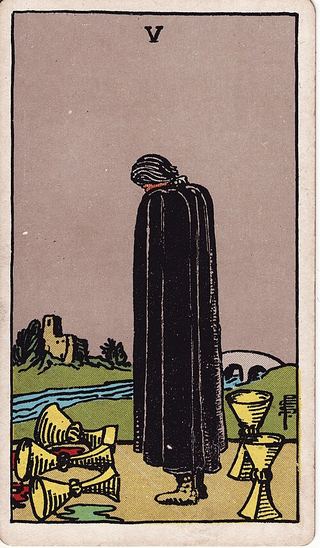 Five of Cups tarot card