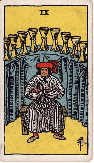 Nine of Cups tarot card