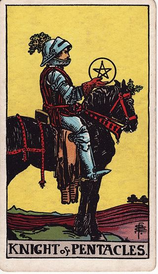 Knight of Pentacles tarot card