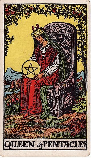 Queen of Pentacles tarot card